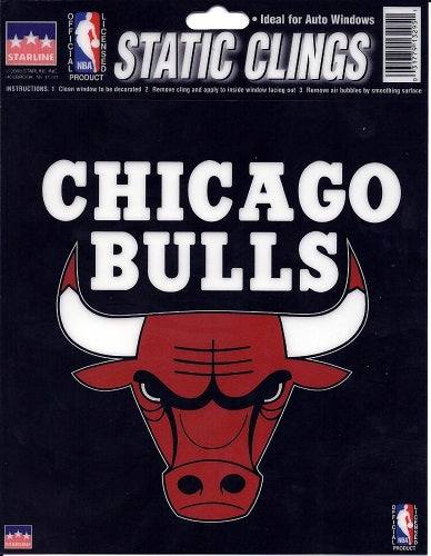 Chicago Bulls Static Cling