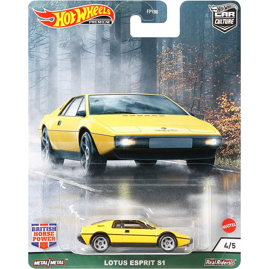 Hot Wheels Premium Car Culture British Horsepower Lotus Esprit S1 4/5