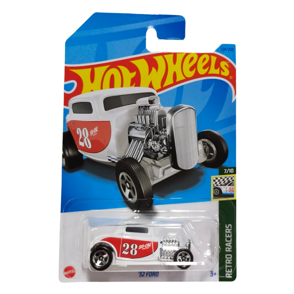 Hot Wheels '32 Ford Retro Racers 7/10 124/250 - walk-of-famesports