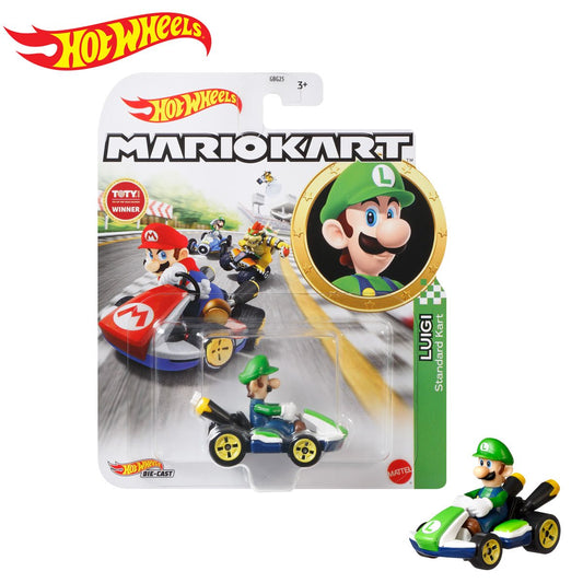 Hot Wheels Mario Kart Luigi Standard Kart