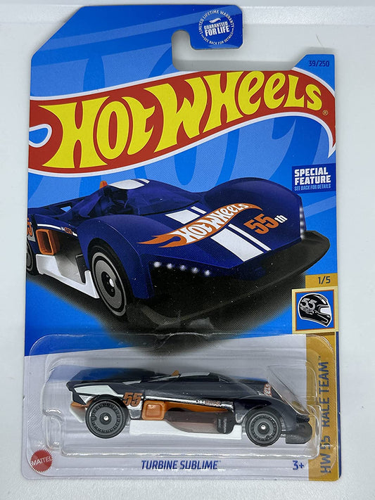 Hot Wheels Turbine Sublime Blue HW 55 Race Team 1/5 39/250