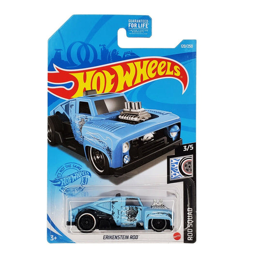 Hot Wheels Erikenstein Rod Hot Wheels Motors, Rod Squad 3/5 Blue 120/250