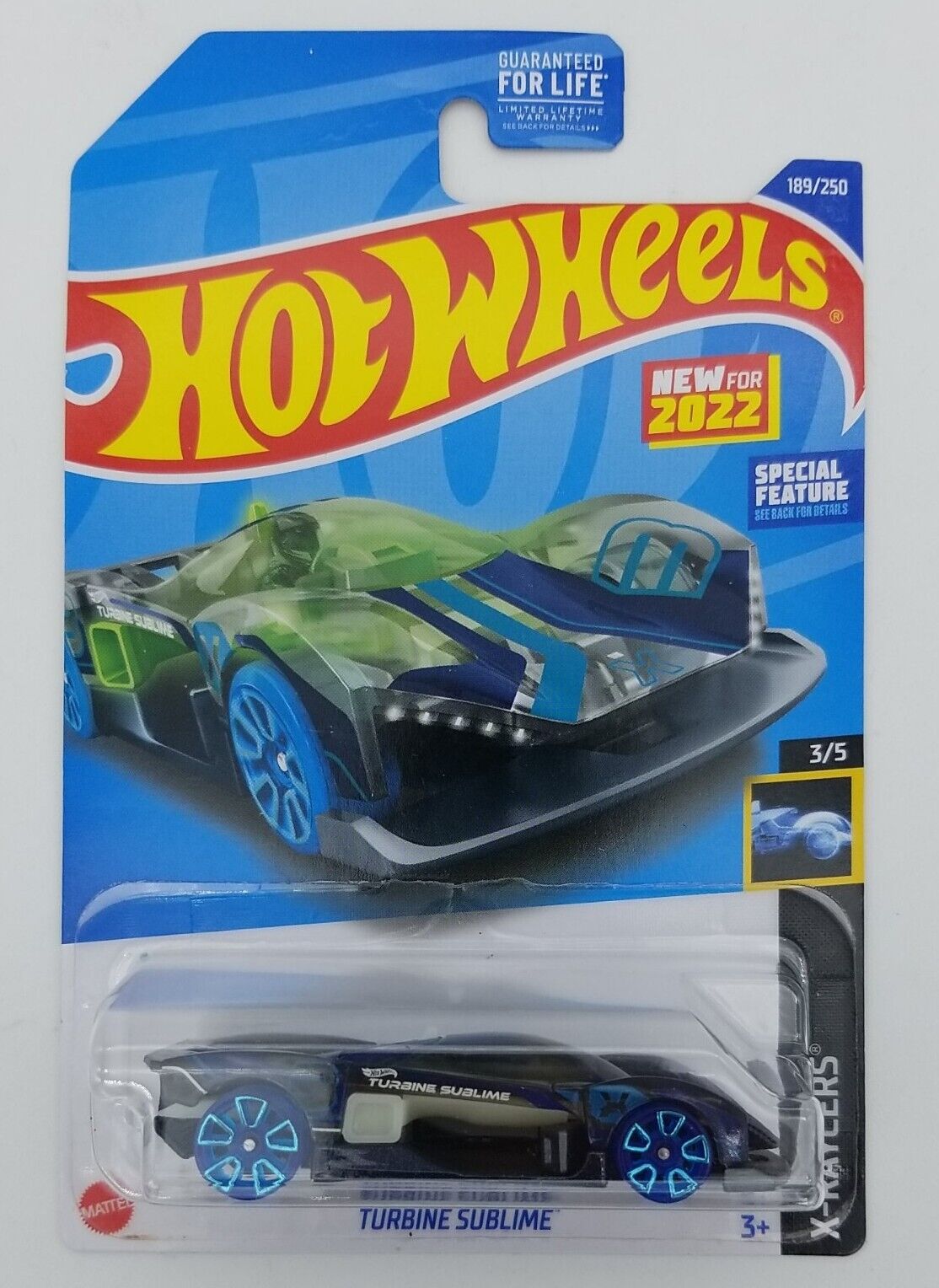 Hot Wheels Turbine Sublime X-Raycers 3/5 189/250 - Assorted