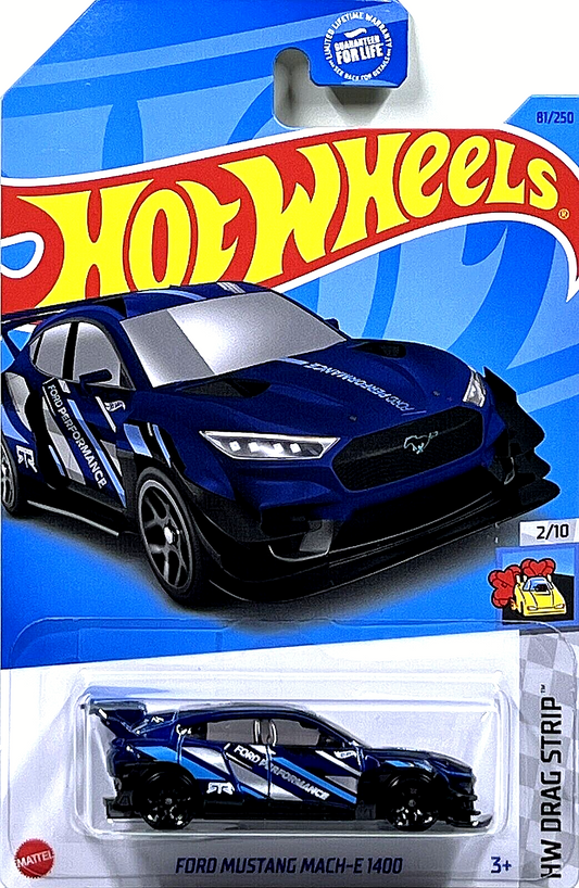 Hot Wheels Ford Mustang Mach-E 1400 HW Drag Strip 2/10 81/250 - walk-of-famesports