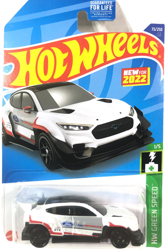 Hot Wheels Ford Mustang Mach-E 1400 New Model HW Green Speed 1/5 73/250 - Assorted