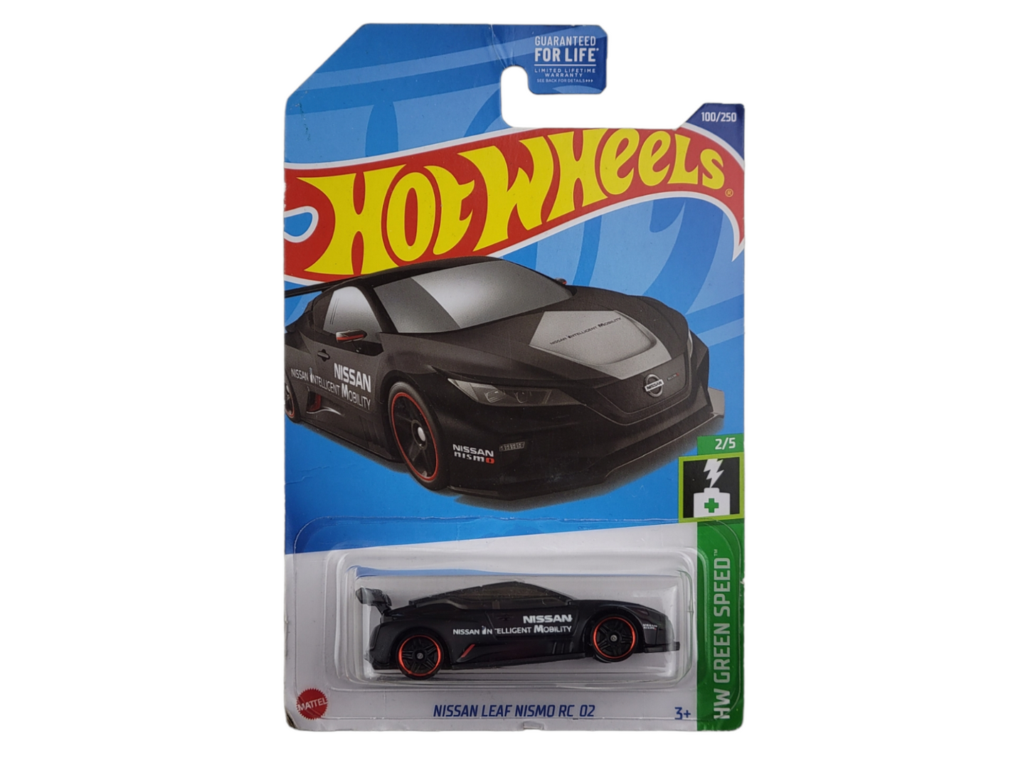 Hot Wheels Nissan Leaf NISMO RC_02 Black HW Green Speed 2/5 100/250