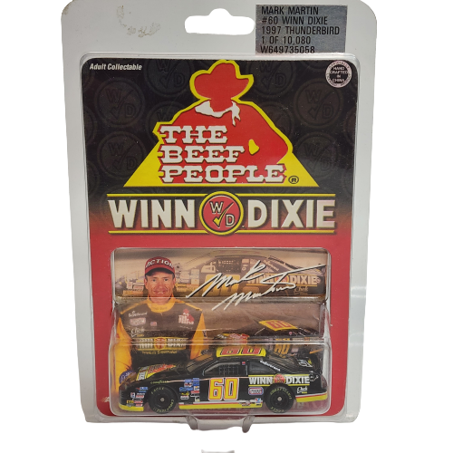 Action Mark Martin #60 Winn Dixie 1997 Thunderbird 1/64 Scale Limited Edition