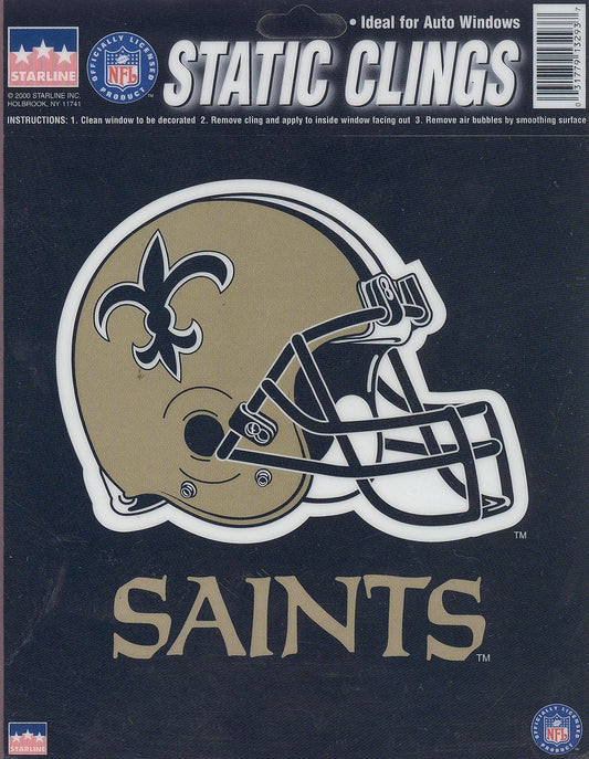New Orleans Saints Window Cling