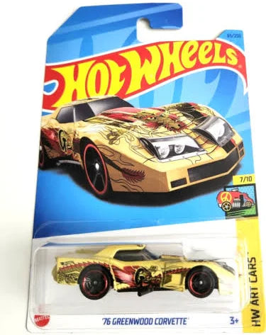 Hot Wheels '76 Greenwood Corvette HW Art Cars # 7/10 65/250