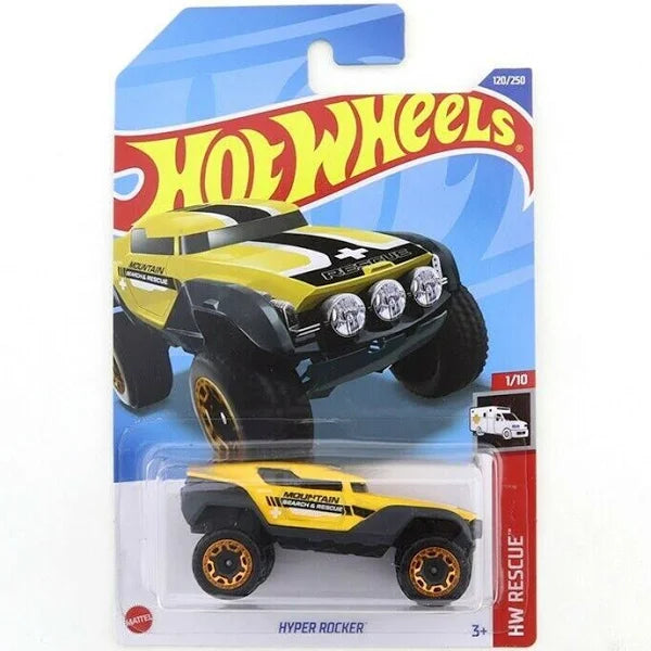Hot Wheels Hyper Rocker Yellow HW Rescue 1/10 120/250