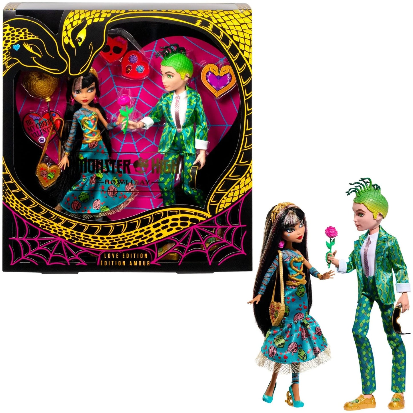 Monster High Cleo and Deuce Howliday Love Edition 2 Pack
