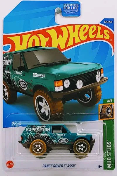 Hot Wheels Range Rover Classic Mud Studs 4/5 159/250 - Assorted