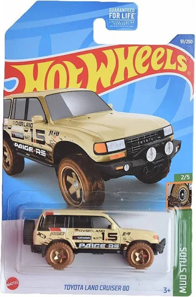 Hot Wheels Toyota Land Cruiser 80 Mud Studs 2/5 91/250