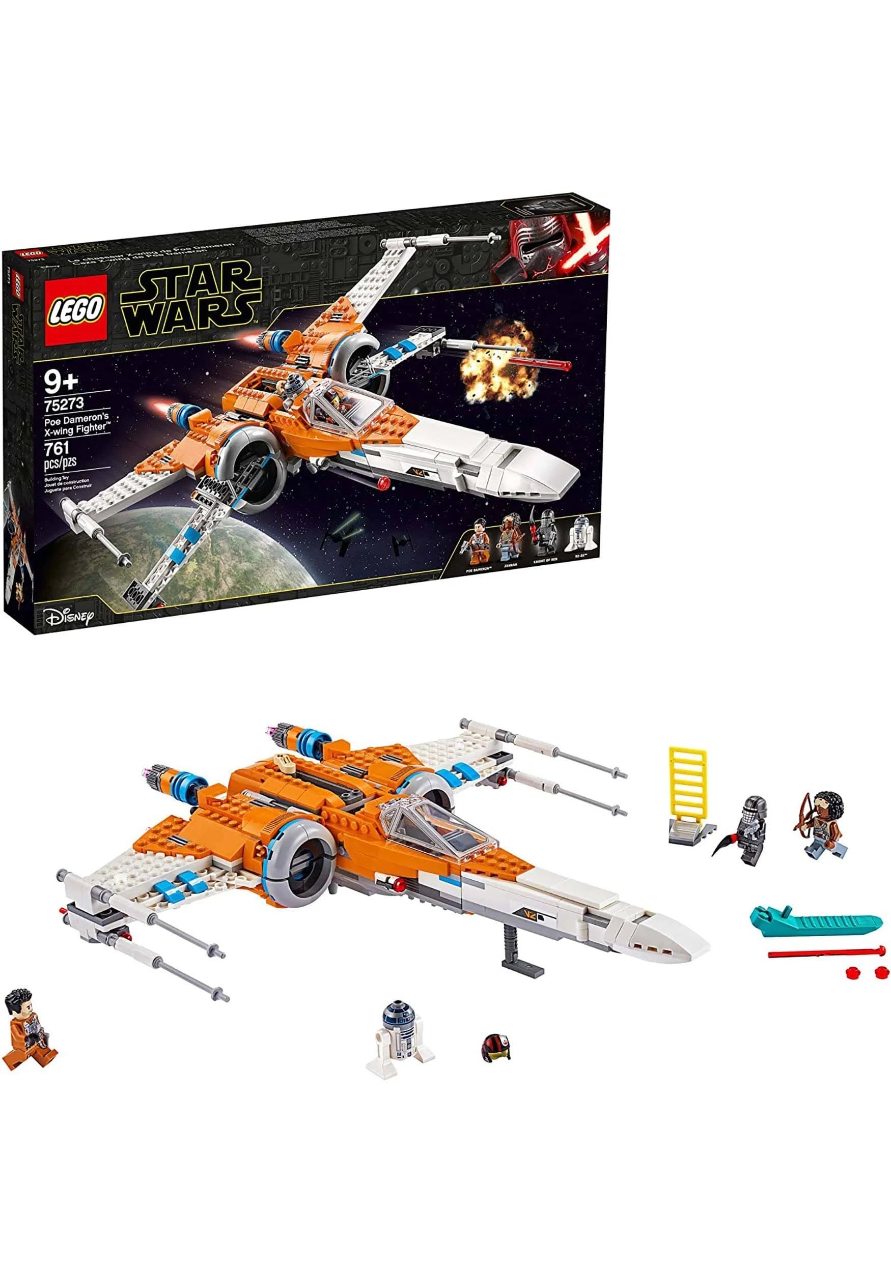 LEGO Star Wars Poe Dameron's X-Wing Fighter 75273 (Retired Product) - walk-of-famesports