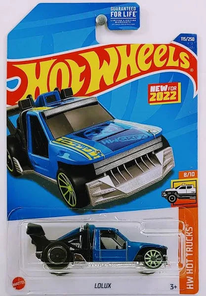 Hot Wheels Lolux Blue HW Hot Trucks 8/10 115/250