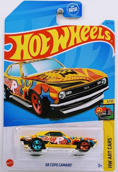 Hot Wheels '68 Copo Camaro HW Art Cars 5/10 63/250