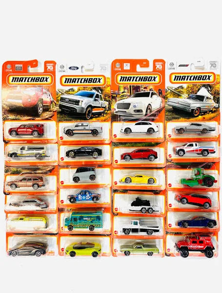 2023 Matchbox Mainline Cars 70 Years - Assorted Style to Choose